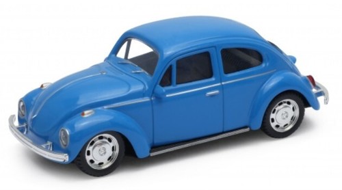 Welly Volkswagen Beetle Blue 1:43 Scale 4 Inch Diecast Model Car - Picture 2 of 4