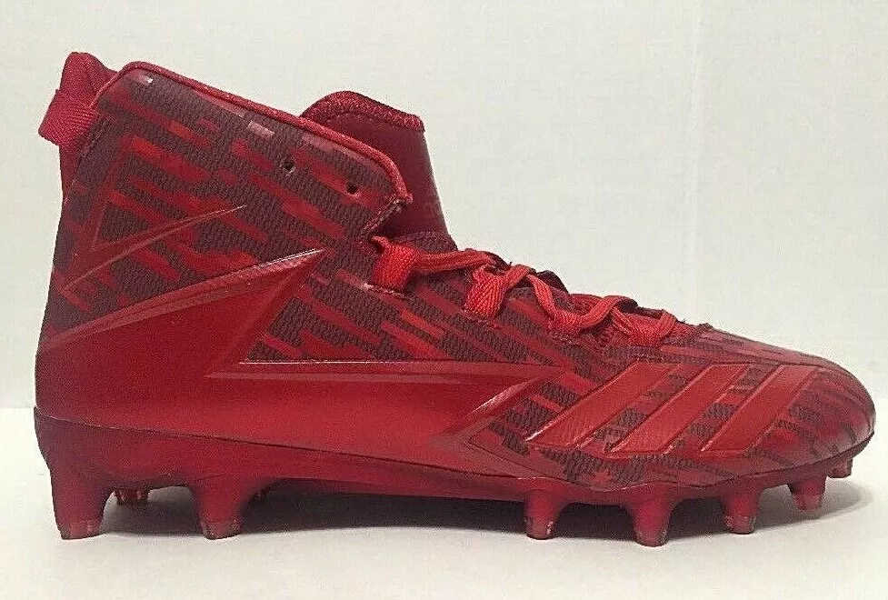 Adidas Freak X Kevlar Mid Football Stollen dreifach rot Herren Größe 10