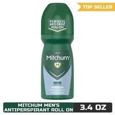 Mitchum Antiperspirant Deodorant Roll On for Men 3.4 oz
