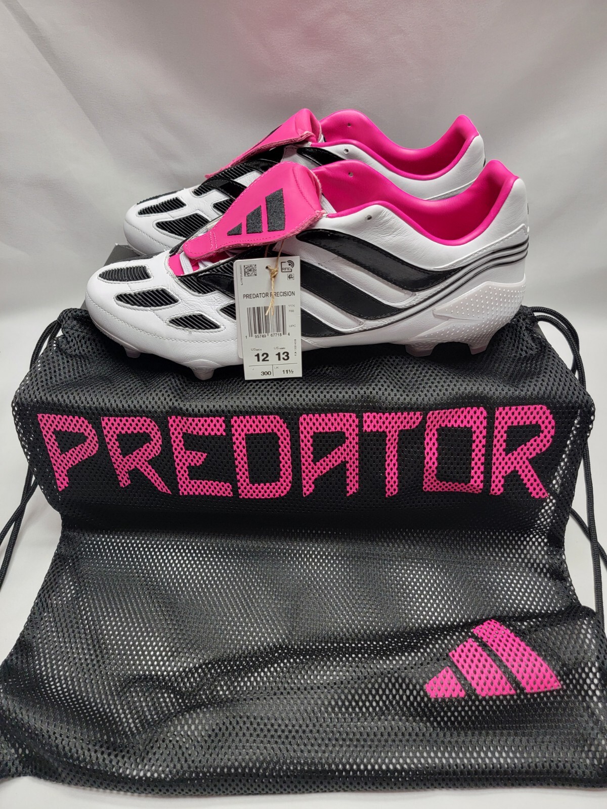 Adidas Predator Precision+ FG Soccer Cleats Men Size 12 Women Size 13 
