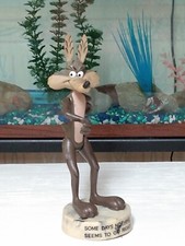 Rare Vtg 1968 Warner Bros 10" Wile E Coyote Looney Tunes Poseable Figure Brown