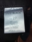 Just Black Womens Size 27 Black Skinny Denim Jeans — photo 6