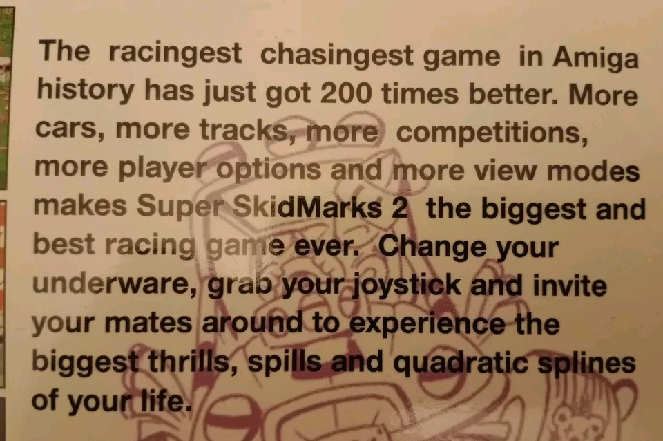 Super Skidmarks 2 - Acid Software Game for the Amiga 500/600/1200 Computer 1995 - Image 3 of 4