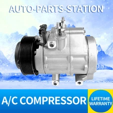 A/C Compressor with Clutch For 11-16 Ford F-250 F-350 F-450 Super Duty 6.7L 6.8L