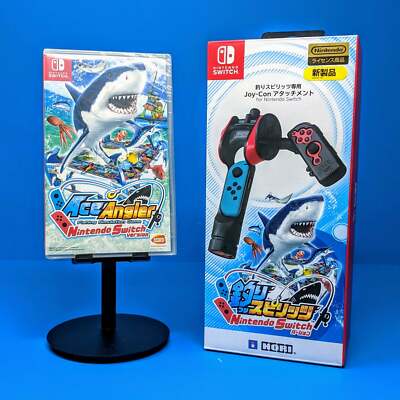 Ace Angler Fishing Tsuri Spirits [ENGLISH] Nintendo Switch + HORI Rod Attachment