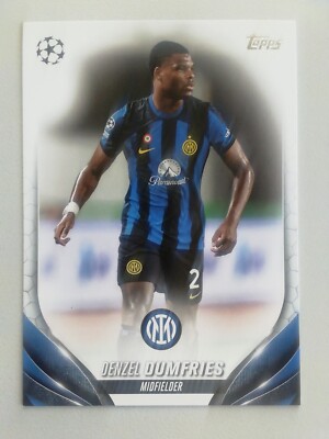 23-24 Topps UEFA Club Competitions Flagship FC Internazionale Denzel Dumfries #9