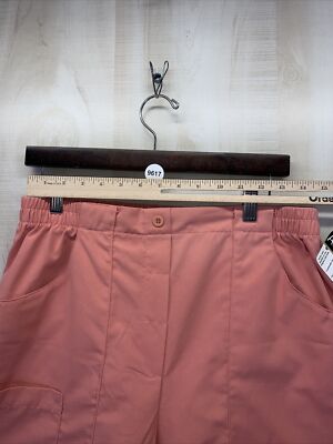 Barco Uniforms Airo Soft Plus Peach Scrub Bottoms Womens Large NWT