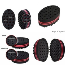 US 3 Pc Hair Sponge Magic Barber Twist Curl Brush Dread Locking Afro Coil Comb