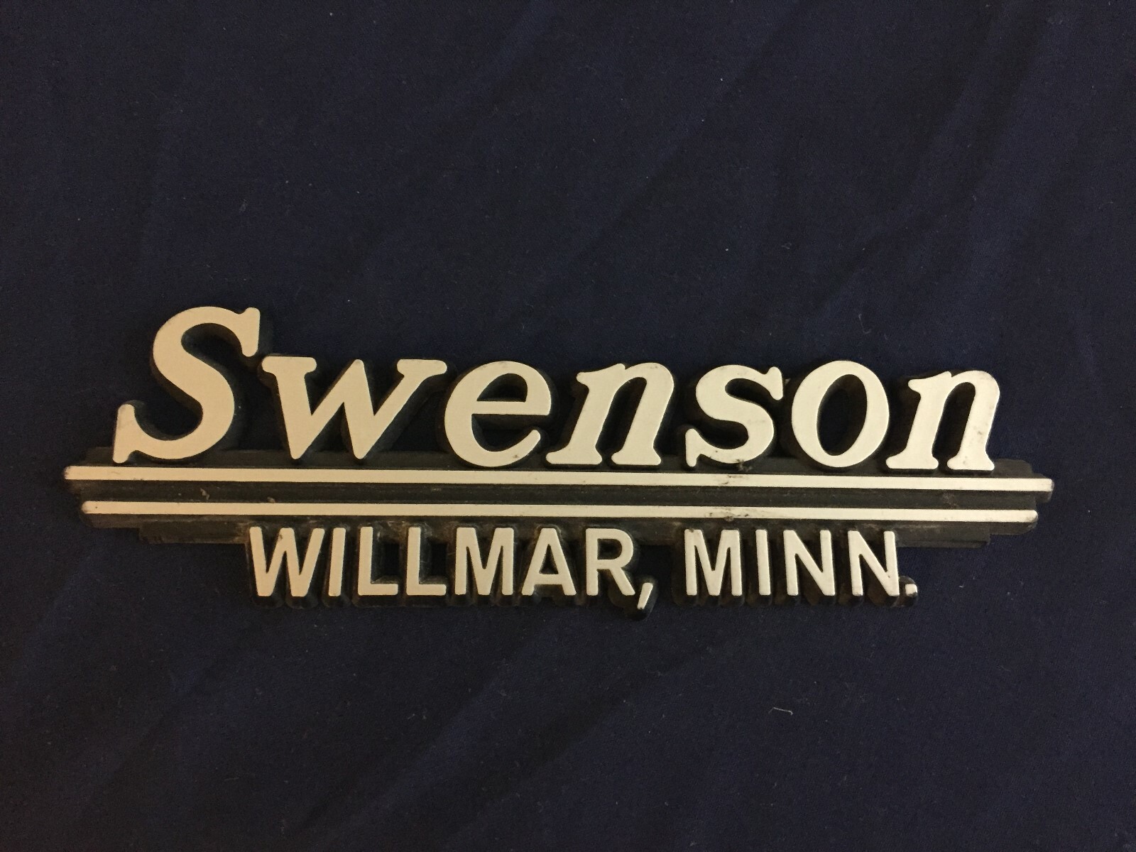 Plastic Swenson, Willmar, MN Car Dealership Emblem eBay