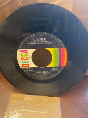 Dobie Gray Drift Away / City Stars Vinyl 45 RPM