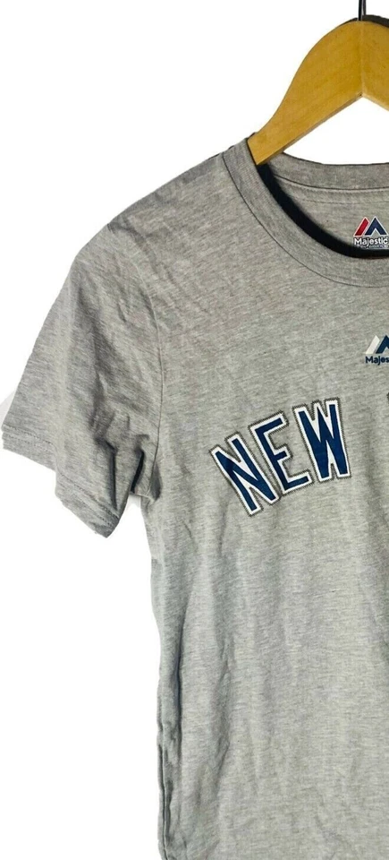 Majestic Youth New York Yankees Jacoby Ellsbury T-Shirt, Grey, Medium - Imagem 4 de 4