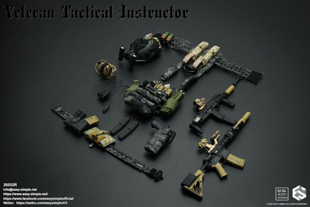New Easy&Simple 26052R 1/6 GBRS Veteran Tactical Instructor New Easy&Simple 26052R 1/6 GBRS Veteran Tactical Instructor