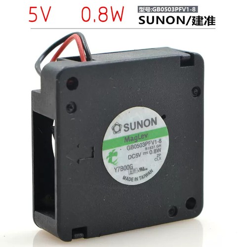 New SUNON Cooling Fan GB0503PFV1-8 5V 0.8W 3.0cm 30x30x10mm 1.2"x1.2"x0.4" - Picture 6 of 6