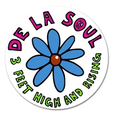 De La Soul Turntable Slipmat - 3 Feet High And Rising - Stakes Is High