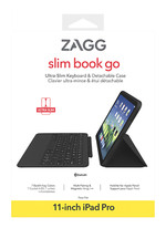Zagg Keyboard Case for iPad 9.7 inch 6th Generation 2018 Slim Wireless - Black
