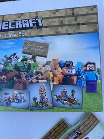 Never Played With LEGO MINECRAFT Crafting Box (21116) nos RETIRED READ