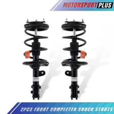 Pair Front Shock Struts w/Coil Springs Assembly For Hyundai Entourage Kia Sedona