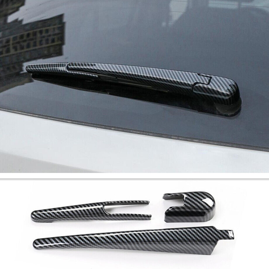 2023-2024 Honda CR-V Carbon Fiber Rear Wiper Blade Cover Trim 3-Piece Set