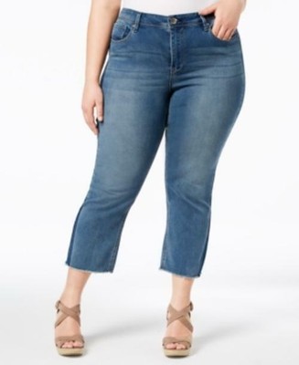 plus size kick flare jeans