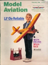 1990 Model Aviation Magazine: Jeffrey Pfeifer With Lil' Ole Reliable/Cranfield