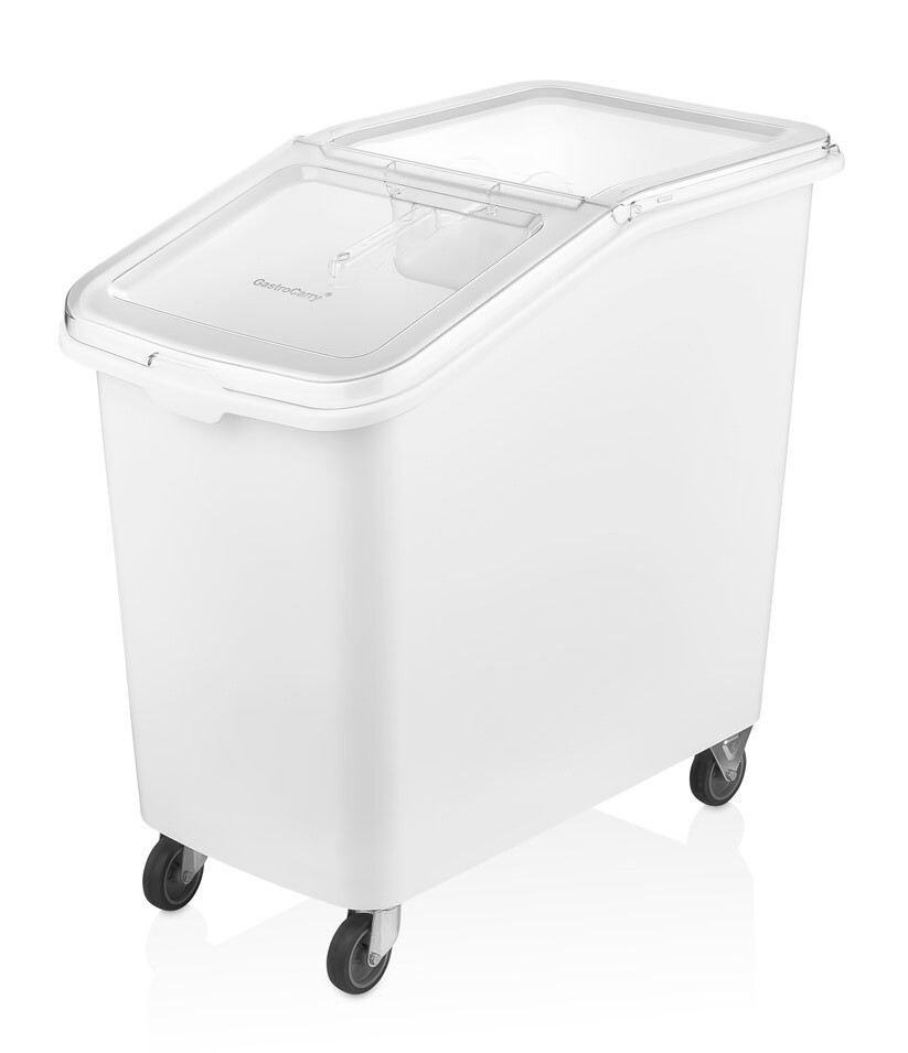 Cubo de ingredientes móvil 102 litros, perfecto para harina, azúcar, arroz, grano, hierbas