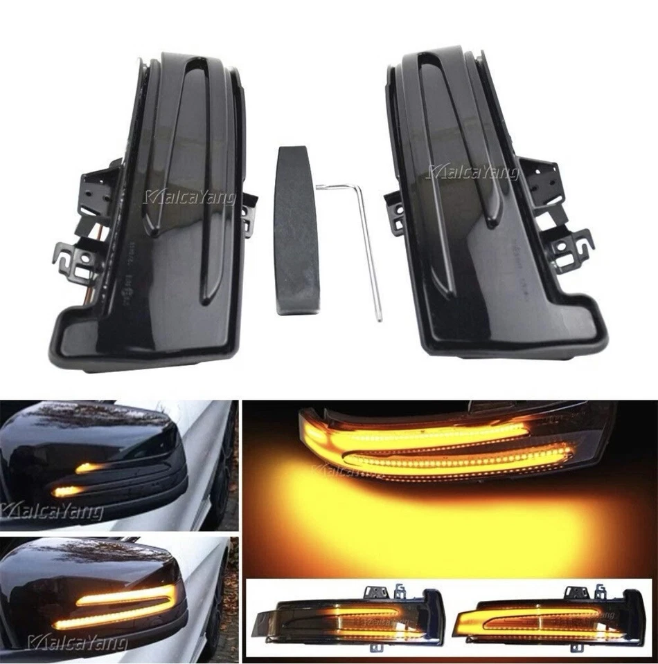 MERCEDES BENZ A B C W 176 FRECCE DINAMICHE SEQUENZIALI SCORREVOLI INDICATORI AMG - Immagine 2 di 2