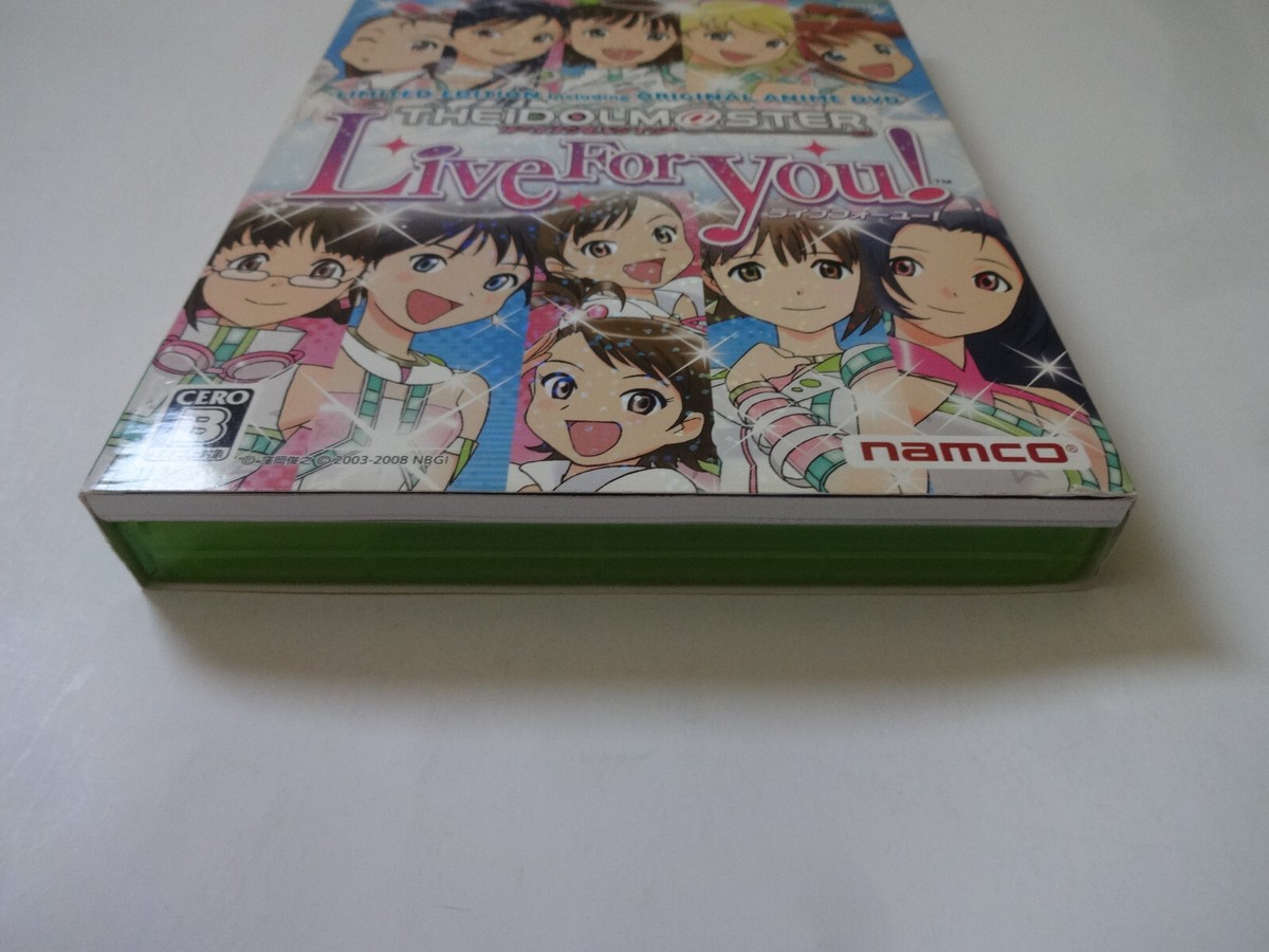 Live for you… [DVD] The Idolm@ster Live for You! Limited Edition Microsoft XBOX