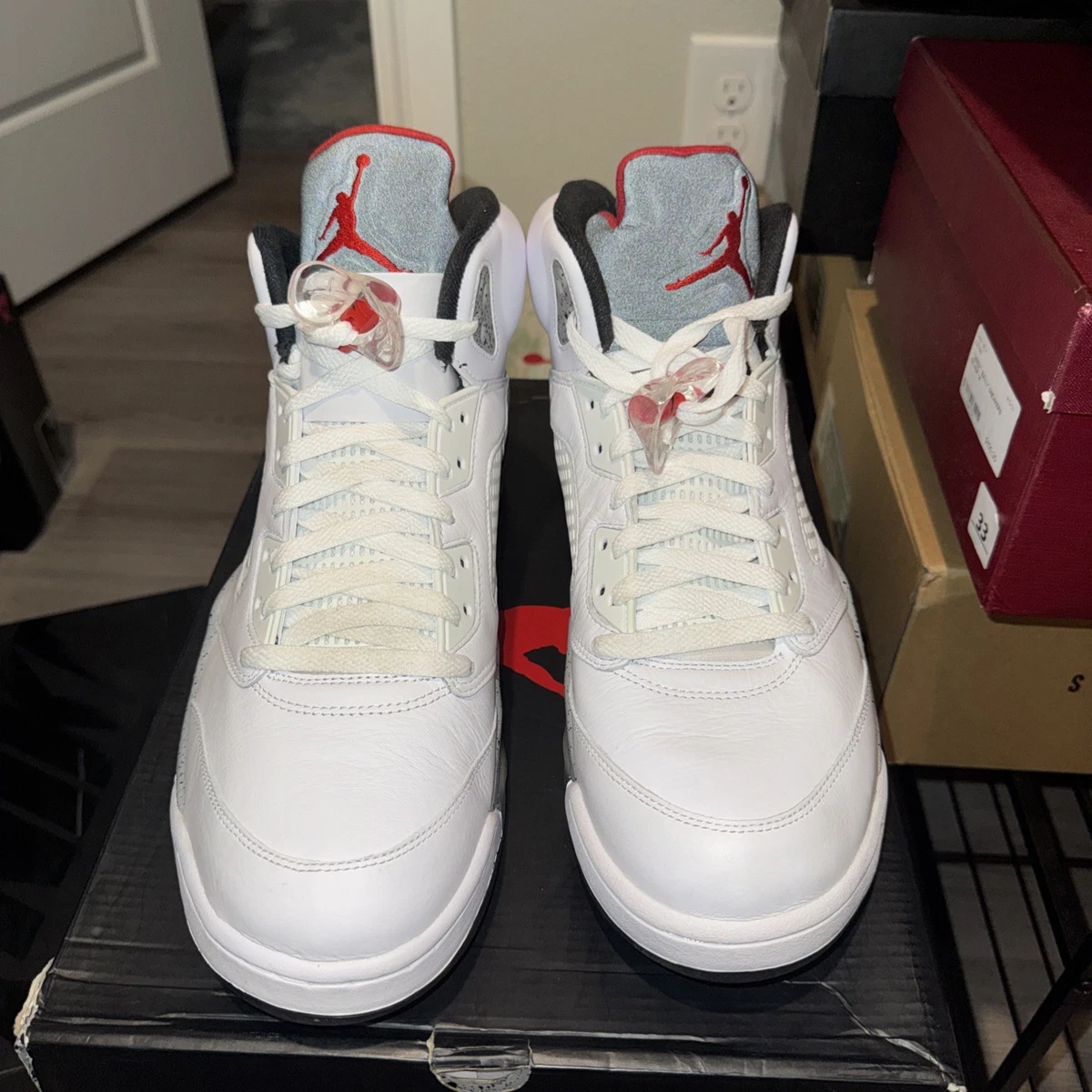 Jordan 5 Retro White Cement for Sale | Authenticity Guaranteed | eBay