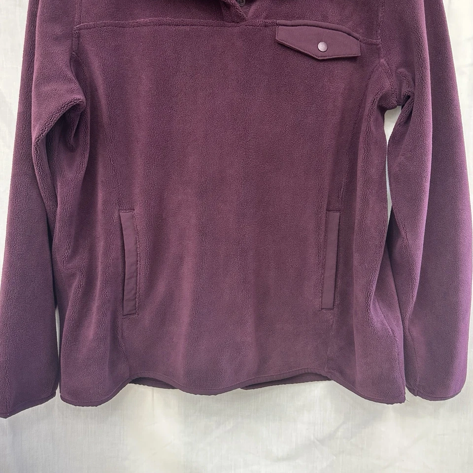 Pullover polar ártico 32 Degrees Heat para mujer M peso medio 1/4 a presión puerto púrpura Foto 3 de 4