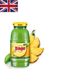 Luxurious Pago Pineapple Juice - 100% Natural, Caffeine-Free,  Pack of 12