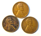1938 PD S Lincoln Wheat Cent, Penny, Fine Condition