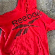 Reebok Men's Red Hoodie