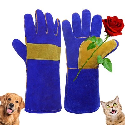 Bite-Proof Animal Handling Gloves for Dogs, Cats, Falconry, and Gardening