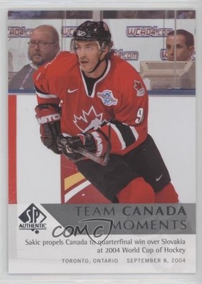 2012-13 SP Authentic Team Canada Moments Joe Sakic #203 HOF g2x