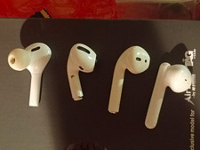 Apple AirPods Wireless Bluetooth In-Ear Earbuds with Built-In Mic, White