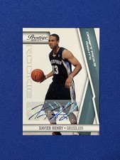 Xavier Henry 2010-11 Prestige Rookie Auto Card #162 autograph /199 FF. rookie card picture