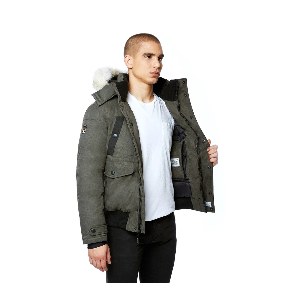 Triple F.A.T. Bombardero de plumón resistente al agua Goose Norden para hombre con piel de oliva 4XL Foto 4 de 4