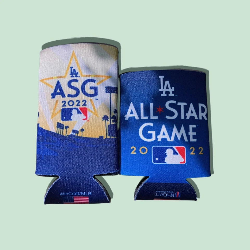 KOOZIE 2022 All Star Game Los Angeles Dodgers Lote de 2 enfriadores de latas delgado y regular Foto 2 de 4