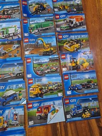 LEGO City Instruction Manuals Lot &ndash; 61 Books Total &ndash; Sets 60044 60122 60080 +...