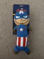New Marvel Captain America Plush Dog Clinker  Squeaker Dog Toy 8 