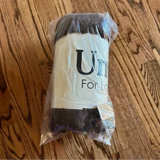 UnHide Lil Marsh vegan furry blanket NWT NIP in color Chocolate size small