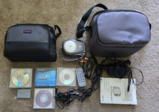 Canon DC220 DVD Camcorder Video Camera With Bag Batteries Charger DVD's TESTED