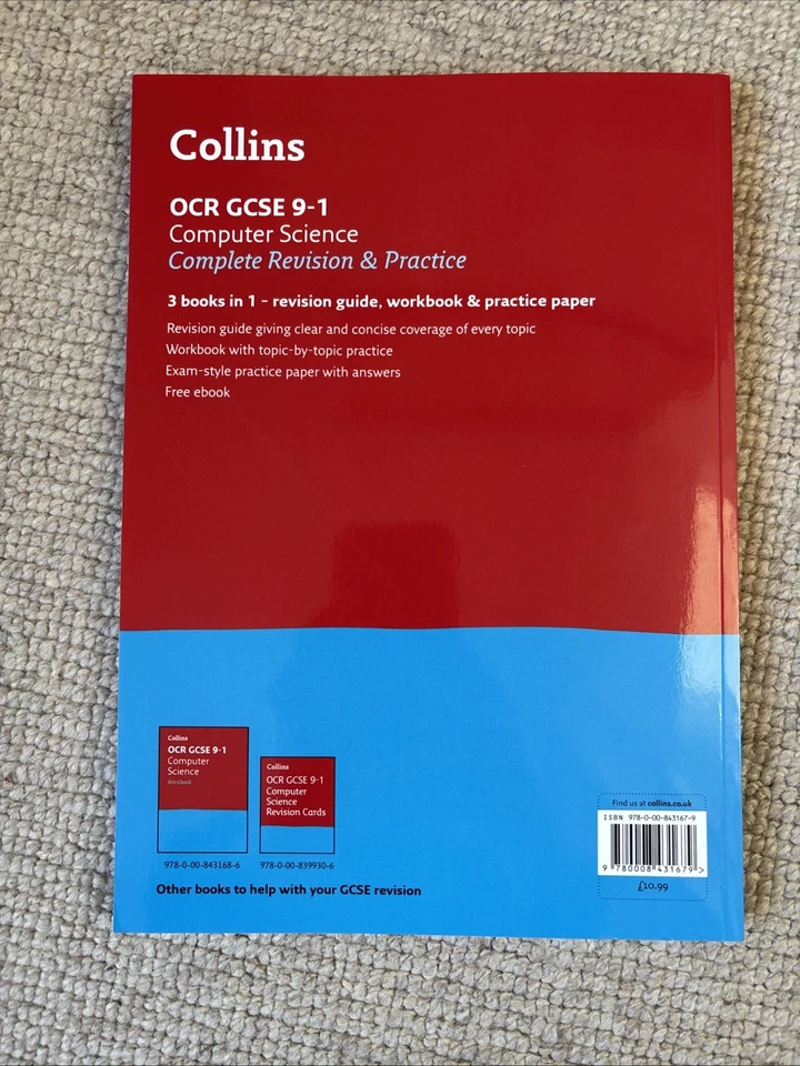 OCR GCSE 9-1 Computer Science Complete Revision & Practice by Collins GCSE - Image 4 of 4