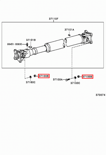 Genuine Toyota LandCruiser 80 79 Series HZJ HDJ FZJ FJ LJ Tailshaft Nut - Picture 11 of 20