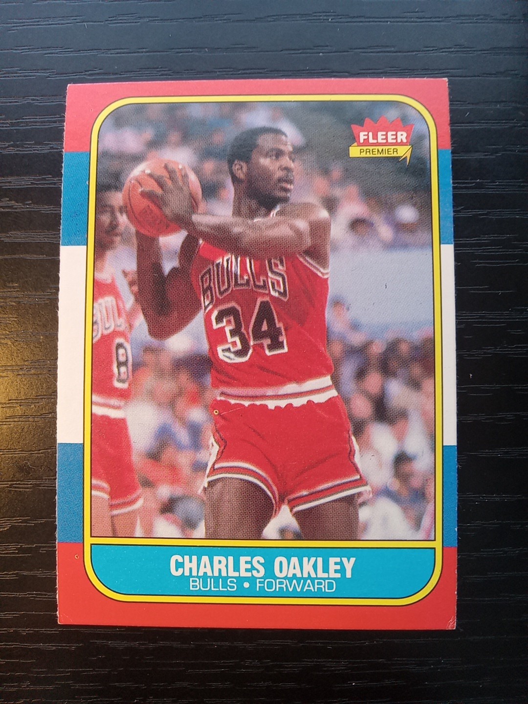 1986-87 Fleer #81 Charles Oakley RC Rookie Bulls ~ Knicks Free Shipping!!