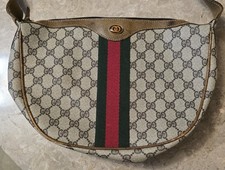 vintage Gucci GG Ophidia Dome Shoulder Crossbody Bag Beige        