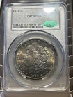 1878-S Morgan Dollar CAC MS63 Flashy Uncirculated $1 Nice Toning
