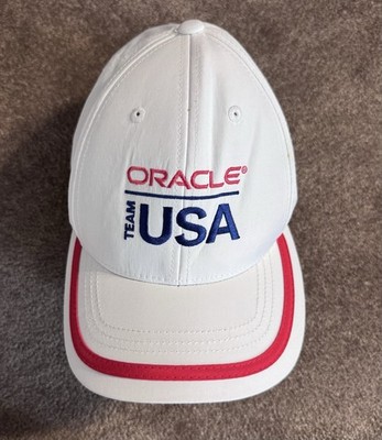 Oracle Team USA Sailing Racing Team Puma Hat Cap Adjustable White