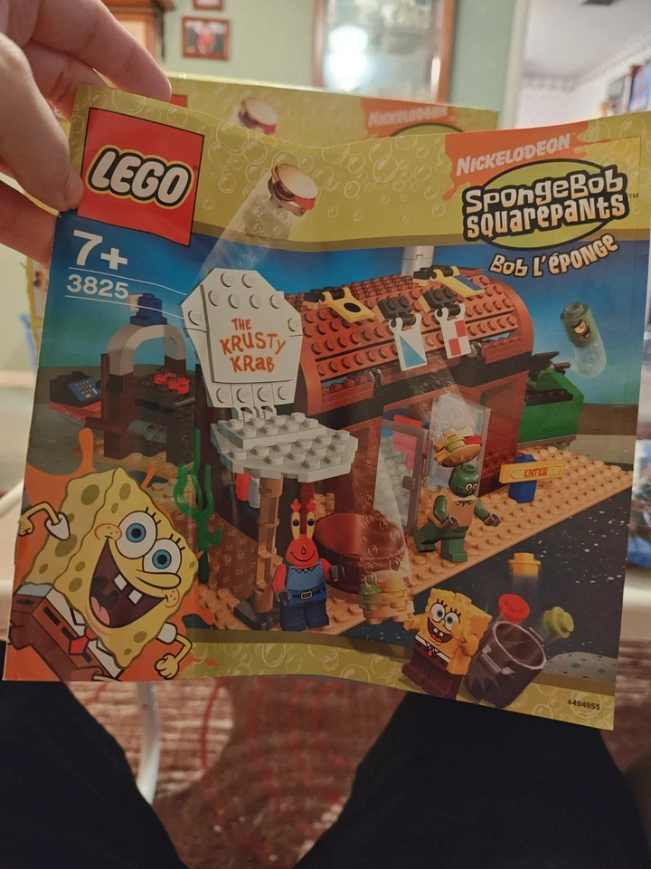 3825 LEGO SpongeBob SquarePants Krusty Krab Great Condition! Read Description - Image 2 of 3