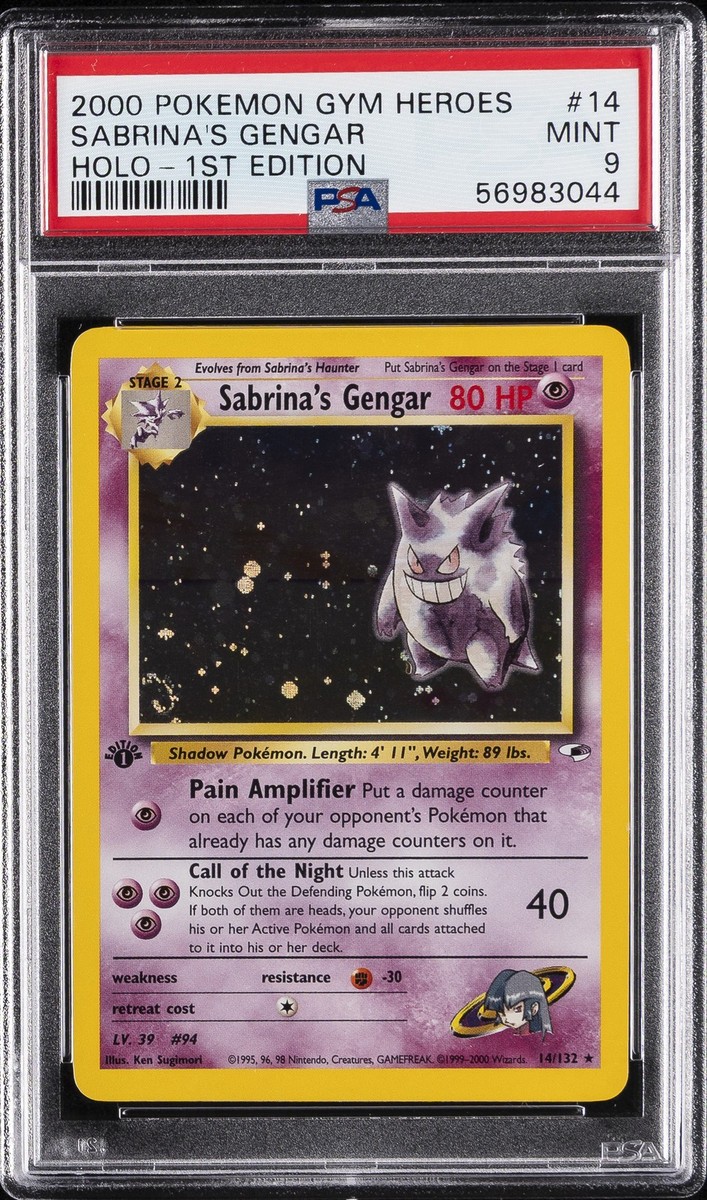 PSA8 ナツメのゲンガー 英語版 Sabrina's Gengar 2000 ゲンガー 英語
